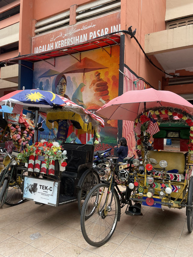 Fresh traditional Malay snacks and handmade crafts come from