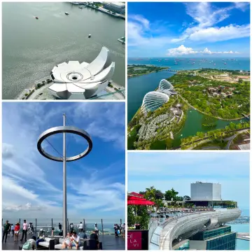 SkyPark Observation Deck 彷彿伸手就能觸摸天邊的雲朵