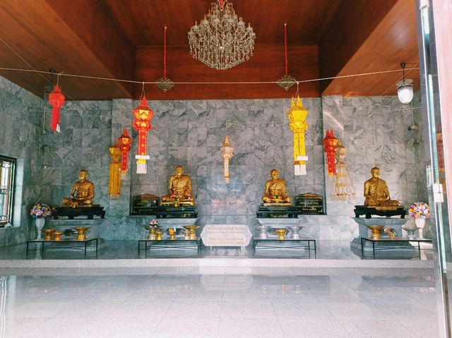 泰國曼谷市區湄南河畔著名皇家古跡寺廟:Wat Nang Ratchaworawihan，適合拍照📸打卡冥想