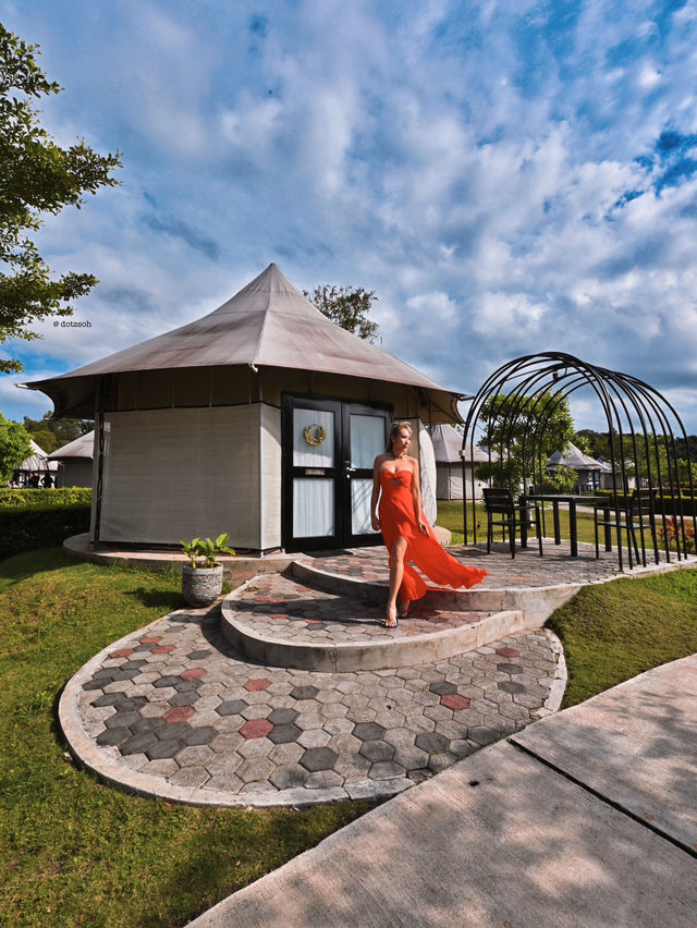Glamping just one hour from Singapore 🏕️ at Natra Bintan 