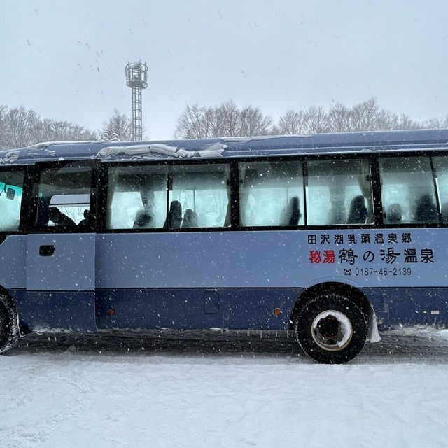 【秋田】人気宿 乳頭温泉郷 鶴の湯♨️雪の中で露天風呂♨️