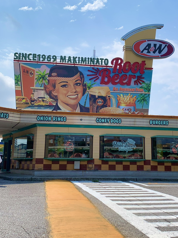 vintage バンバーガー A&W advertising 腕時計 / 沖縄 vintage バンバーガー A&W advertising 腕時計 / 沖縄 - メルカリ