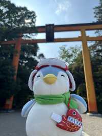 掘蕃薯釣鯛魚護身符的川越冰川神社⛩️🥰
