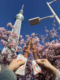 Kawazu Sakura & Tokyo Skytree: A Hidden Gem