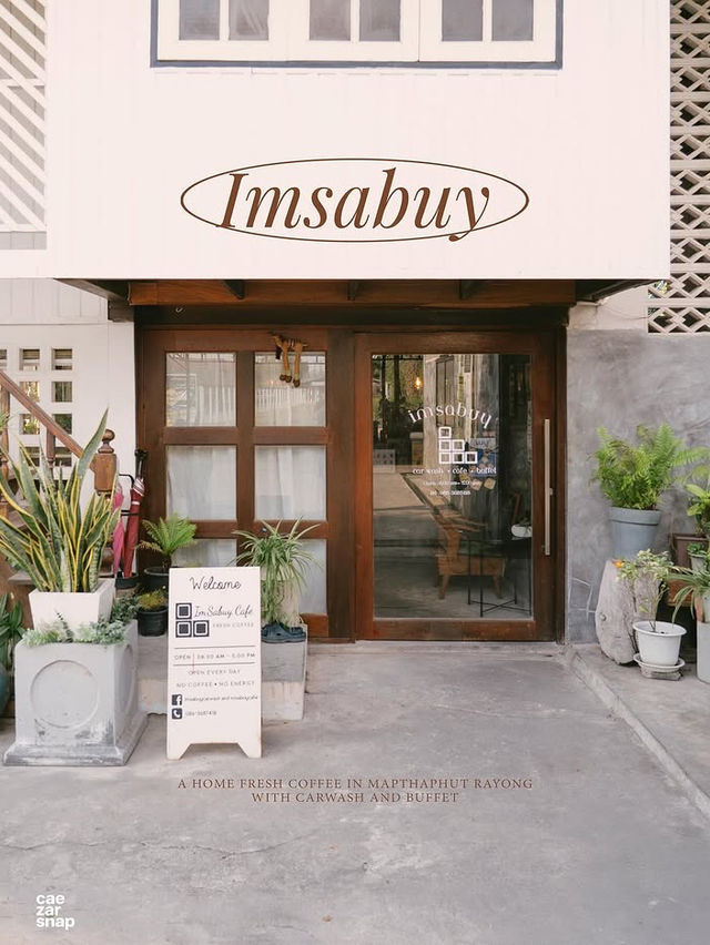 IMSABUY คาเฟ่บ้านไม้ โซนมาบตาพุดระยอง