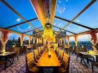 Rooftop restaurant and wine bar 