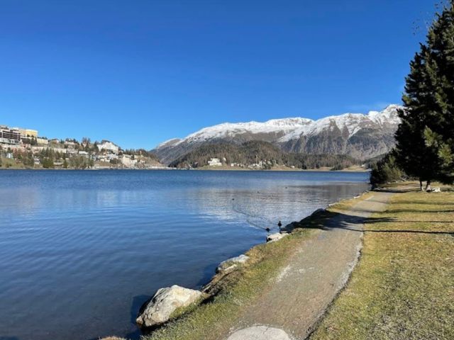瑞士-聖莫里茲湖，滑雪度假勝地與冬奧馬球舉辦之處