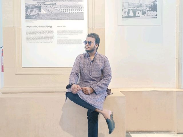 Regal Vibes at Victoria Memorial in My South Indian Look
