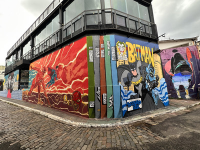 デビル★トイレ★タバコ★喫煙★メキシコ★絵画★アート★壁掛け★悪魔★ビンテージ Beco do Batman｜ヴィラ・マダレナのストリートアート天国】 | Trip