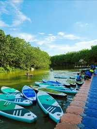 Haizhu Lake Park (海珠湖公园) SUP Paddleboarding, Guangzhou