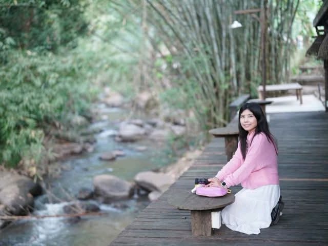 จิบกาแฟฟังเสียงลำธารที่แม่ตะมาน