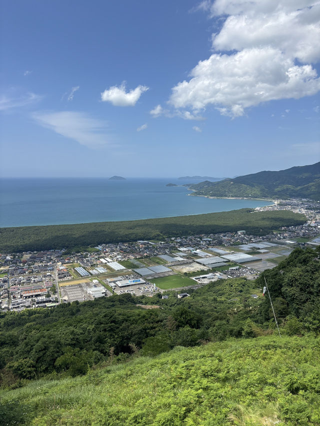 탁트인 가라쓰 전망을 한눈에 볼 수 있는 곳💙
