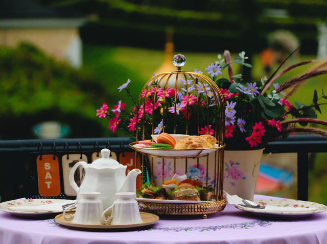 afternoon tea @ The Blue Sky Resort Khao Kho