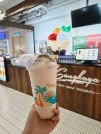 Cooling Off with a Refreshing Coconut Shake