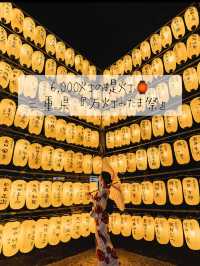 6,000灯の提灯🏮三重県『万灯みたま祭』