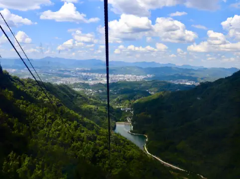 풍경이 너무 아름다워🩷, 천문산 케이블카 체험 