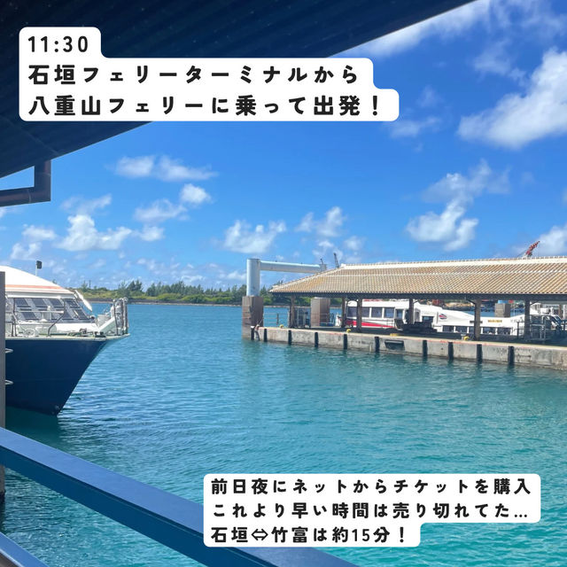 【沖縄】日帰り竹富島の1日🏖️