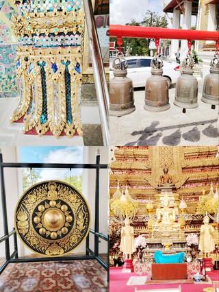 seated Golden Buddha statue