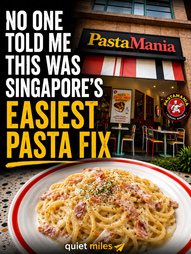 No One Told Me This Was Singapore’s Easiest Pasta Fix