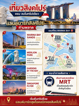 See everything Singapore has to offer in one trip! 🇸🇬✨