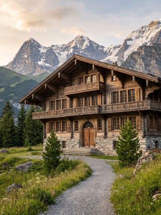 🏔️ Inside Chalet d'Arvenaz: Switzerland’s Hidden Alpine Estate 🇨🇭✨