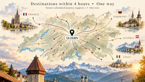 🚆 Epic Day Trips from Luzern: How Far Can You Go by Train? 🇨🇭 — traveler post in Zug
