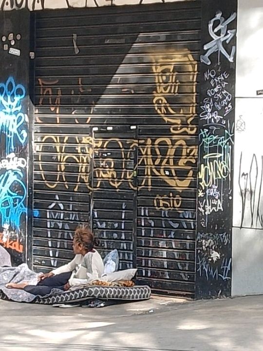 homeless people on the streets of sao Paulo center