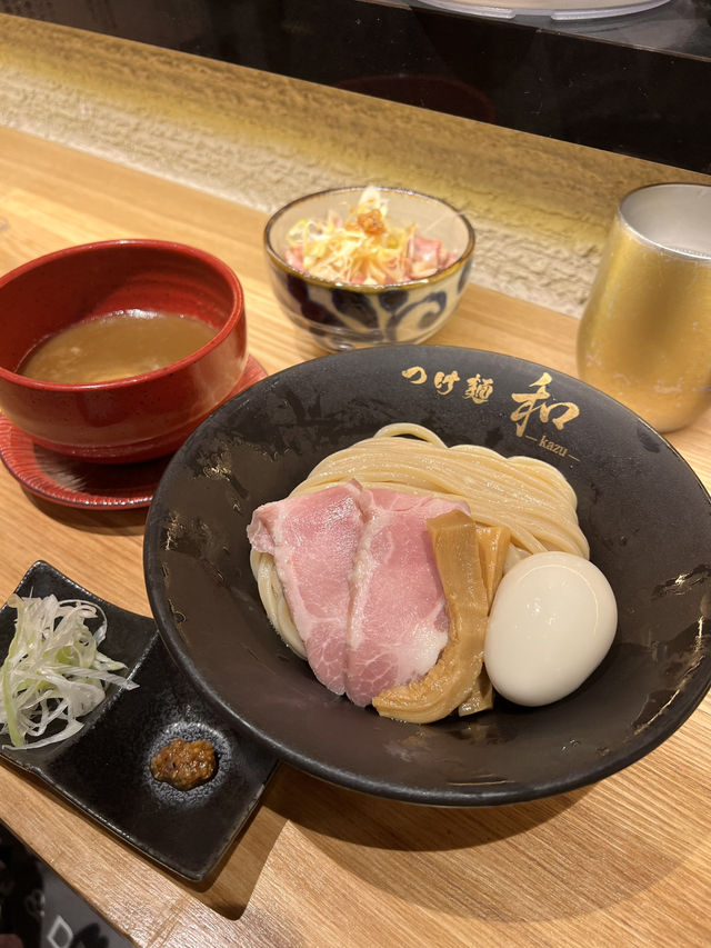 Amazing Tsukemen at Kazu Tokyo Main Branch🍜