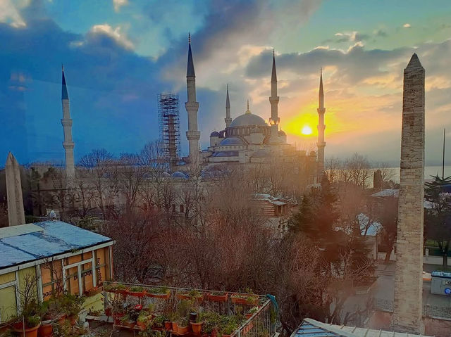 The Blue Mosque: A Symphony in Blue and Light!