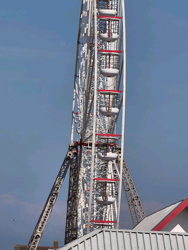 The beautiful Blackpool Tower and sky wheel