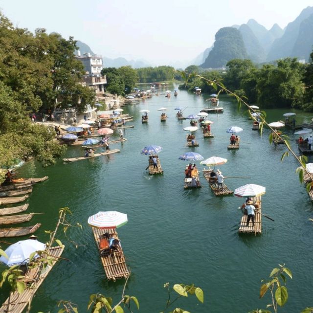 Stunningly Calm River in Yangshuo🇨🇳