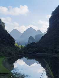 渠洋湖很美！非常喜歡這裡的青山綠水和風土人情