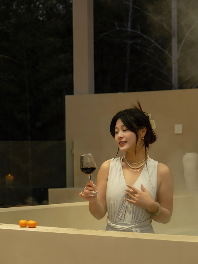 因為泡了個溫泉在朋友圈出名了…