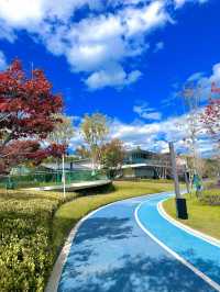 湖光蕩漾，草綠天藍，松弛感小仙境，星海文旅小鎮