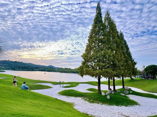 南京市銀杏湖樂園｜屬於南京的美景，真是絕美。