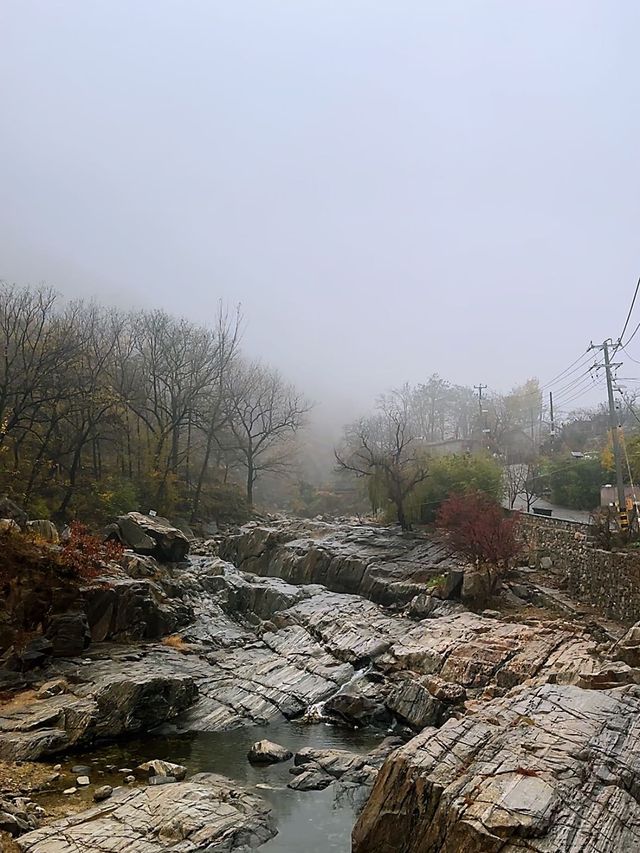 沂蒙仙境，深秋雨後的溫柔邂逅。。