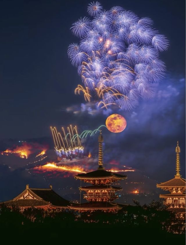 2025提前準備！日本奈良燒山祭煙花體驗。