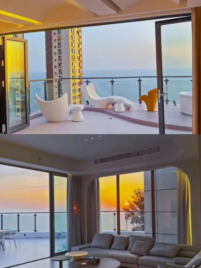 On Hailing Island! A beach villa right on the beach!