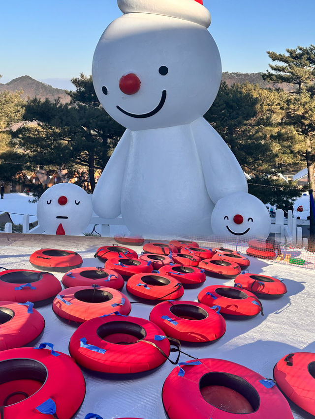 韓國大明SONO冰雪樂園。
首爾滑雪去哪兒？大明維瓦爾第滑雪場必須擁有姓名！😜