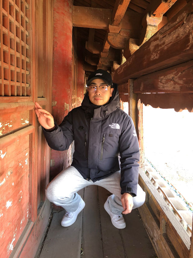 臘月初一登上介休環翠樓橋