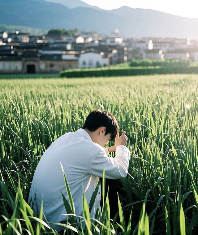 大理喜洲春天麥田拍攝打卡機位大公開