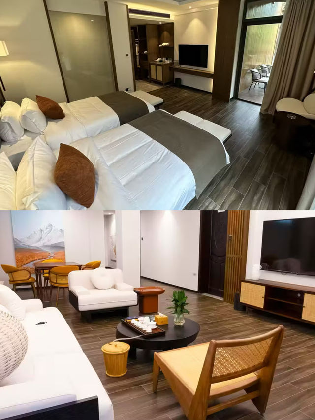 永泰·赤壁溫泉｜隱居山谷溪流裡的船屋酒店