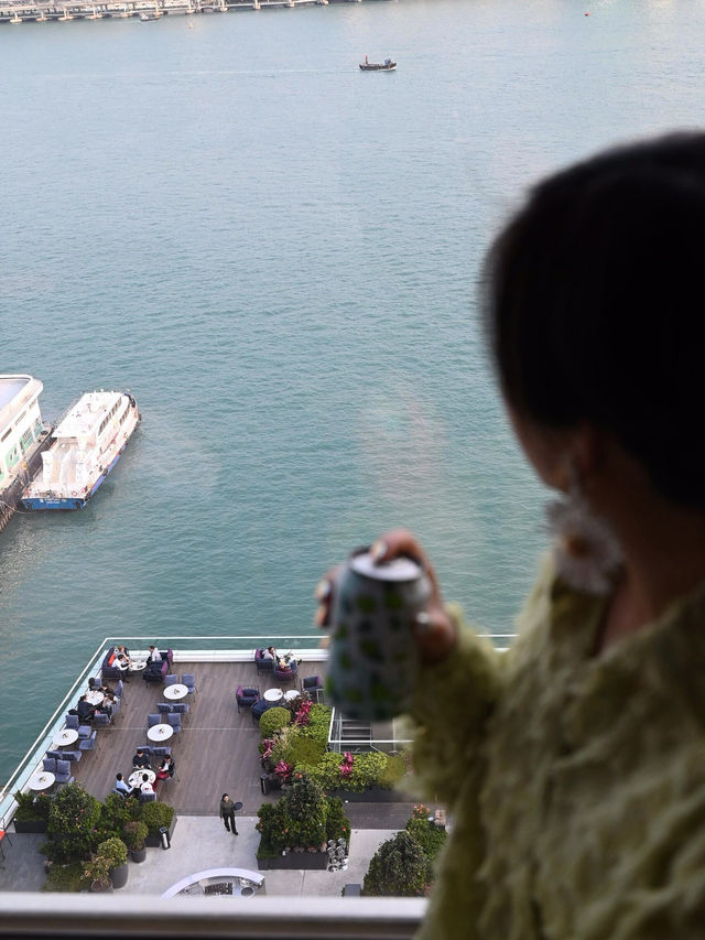 🌊香港嘉里酒店，夢幻海景泳池