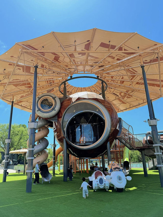北京朝陽公園卷上天！這片AI海灘讓我以為在三亞🏖️✨