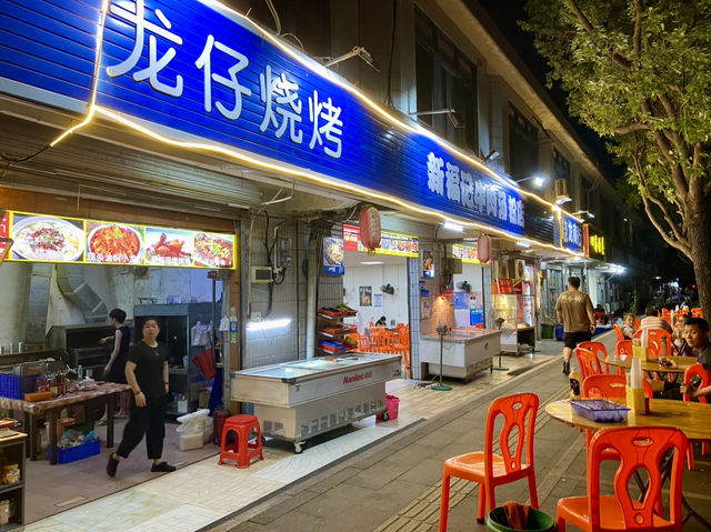 龍崗大排檔美食✨🔥龍仔燒烤（水沙路店）🍖🌊
