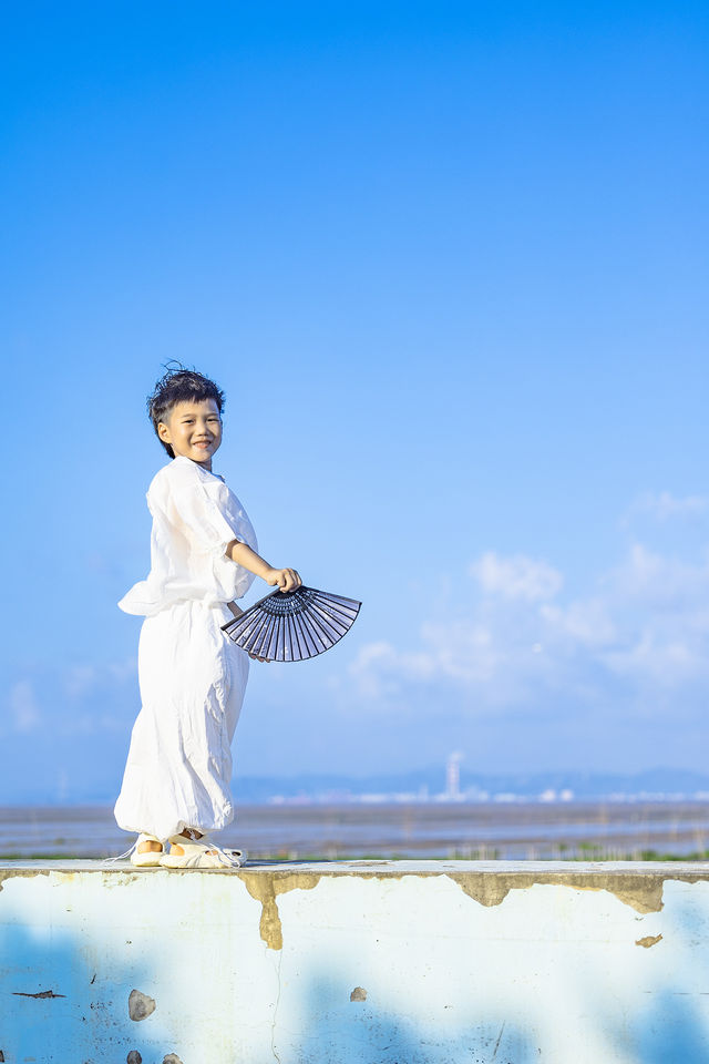 溫州樂清趕海人少！螃蟹多到爆，晚霞靚到喊