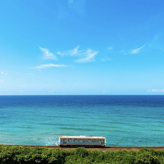【島根縣隱世海景車站！折居站打開門就見到大海🌊】