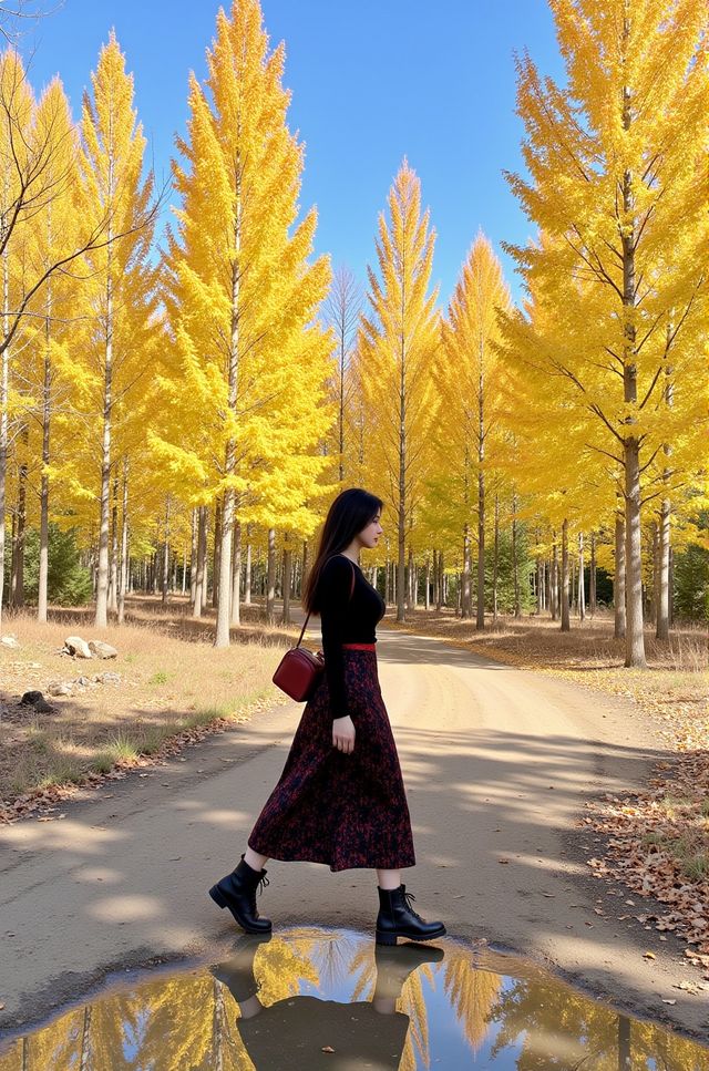 額濟納的胡楊林美瘋了童話般的金秋十天限定