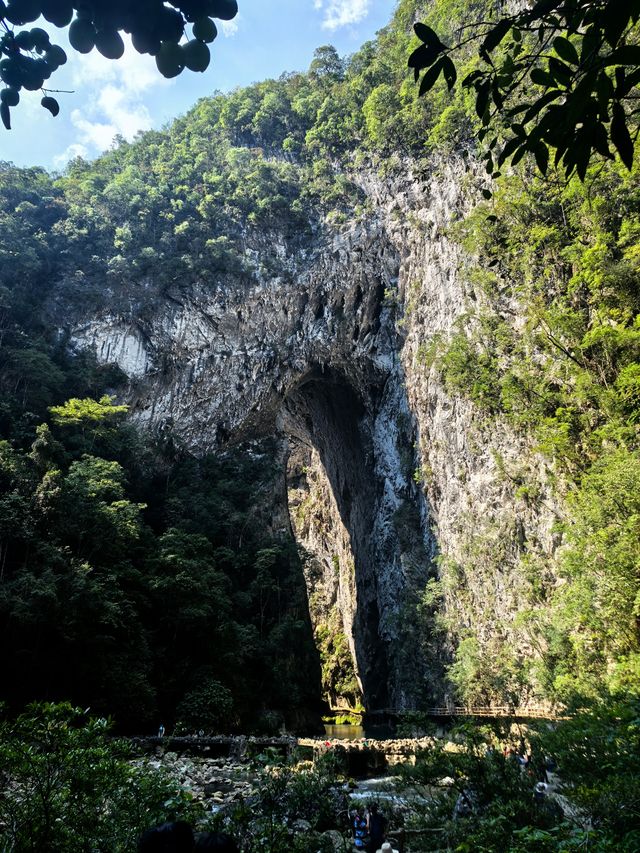 荔波大小七孔全景遊，坐船穿越峽谷超愜意！