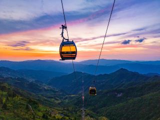 설봉산 가을 산책, 구름 위의 선경과의 만남